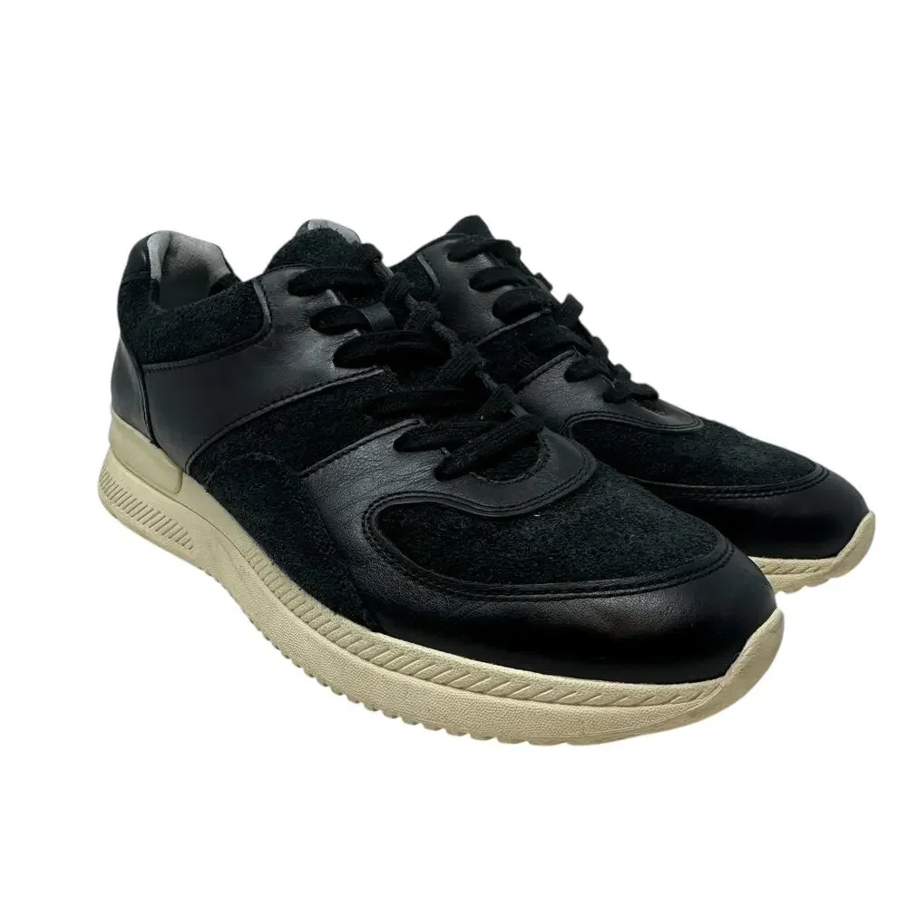Everlane‎ The Trainer Sneakers Leather Suede Black Men's Size 10